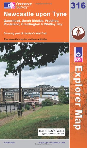 Imagen del vendedor de Newcastle Upon Tyne (Explorer Maps): Sheet 316 (OS Explorer Map) a la venta por WeBuyBooks