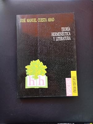 Imagen del vendedor de Teora hermenutica y literatura a la venta por Vrtigo Libros