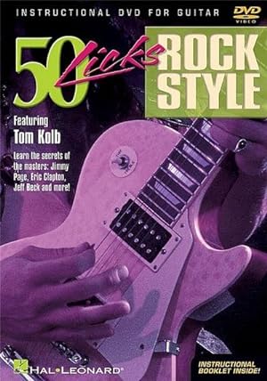 Imagen del vendedor de 50 Licks Rock Style DVD-Videofeaturing Tom Kolb (guitar) a la venta por AHA-BUCH GmbH