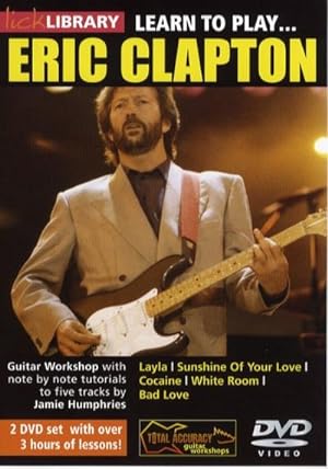 Imagen del vendedor de Learn to play Eric Clapton2 DVD-Videos : Lick Library a la venta por AHA-BUCH GmbH