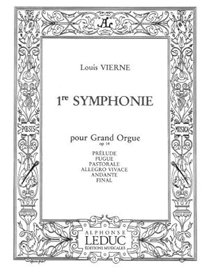 Bild des Verkufers fr Symphonie re mineur no.1 op.14pour orgue zum Verkauf von AHA-BUCH GmbH