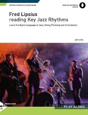 Seller image for Reading Key Jazz Rhythms (+Online Audio)for Bb soprano and tenor saxophone for sale by AHA-BUCH GmbH