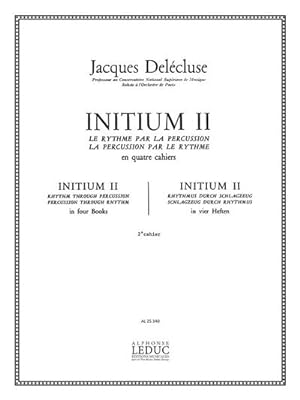 Bild des Verkufers fr Initium vol.2 pour percussion (autreinstruments) zum Verkauf von AHA-BUCH GmbH
