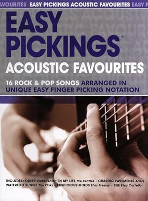 Bild des Verkufers fr Easy Pickings - acoustic Favourites:for guitar zum Verkauf von AHA-BUCH GmbH