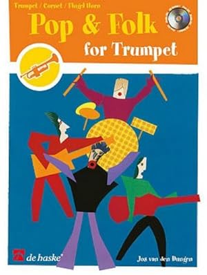 Bild des Verkufers fr Pop and folk (+CD):for trumpet (Cornet, Flgelhorn) : (en/fr/dt/it/nl) zum Verkauf von AHA-BUCH GmbH