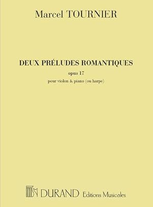 Bild des Verkufers fr 2 preludes romantiques op.17pour violon et piano (harpe) zum Verkauf von AHA-BUCH GmbH