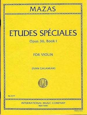 Bild des Verkufers fr Etudes speciales op.36,1for violin zum Verkauf von AHA-BUCH GmbH