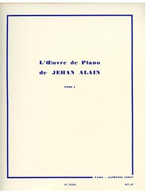 Bild des Verkufers fr L'oeuvre de Piano vol.1 zum Verkauf von AHA-BUCH GmbH