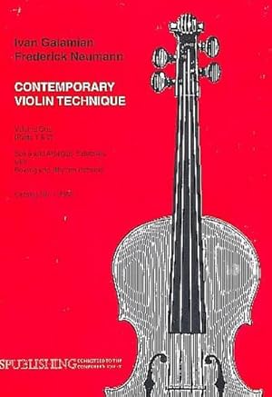 Bild des Verkufers fr Contemporary Violin Technique volume 1 parts 1+2 zum Verkauf von AHA-BUCH GmbH