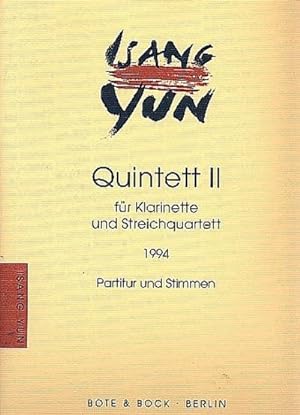 Bild des Verkufers fr Quintett Nr.2fr Klarinette und Streichquartett : Partitur und Stimmen zum Verkauf von AHA-BUCH GmbH
