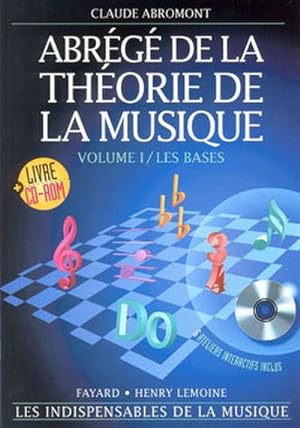 Bild des Verkufers fr ABROMONT Claude Abrg de la thorie de la musique Vol.1thorie musicale : CD-rom zum Verkauf von AHA-BUCH GmbH