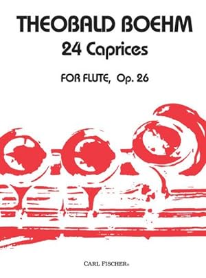 Bild des Verkufers fr 24 caprices op.26 for flute inpleasing and melodious style zum Verkauf von AHA-BUCH GmbH