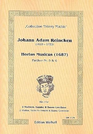 Bild des Verkufers fr Hortus musicus 1687 Partiten 5 und 6fr 2 Violinen, Viola da gamba und Bc zum Verkauf von AHA-BUCH GmbH