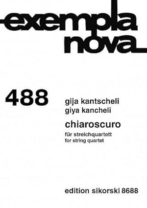 Seller image for Chiaroscuro fr StreichquartettPartitur und Stimmen for sale by AHA-BUCH GmbH
