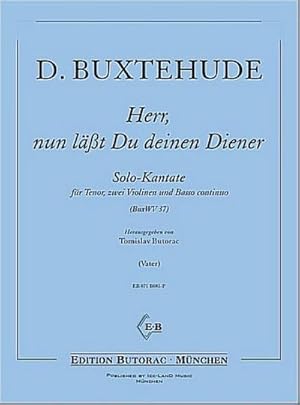 Bild des Verkufers fr Herr, nun lsst du deinen Dienerfr Tenor, 2 Violinen und Bc : Partitur und Stimmen zum Verkauf von AHA-BUCH GmbH