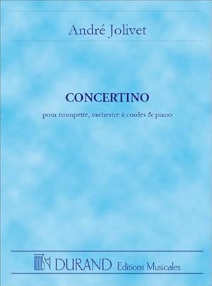 Bild des Verkufers fr Concertino pour trompette,piano et orchestre  cordes : partition miniature zum Verkauf von AHA-BUCH GmbH