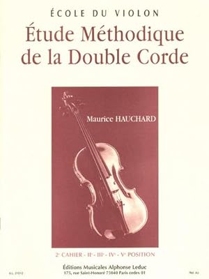 Bild des Verkufers fr tude mthodique de la doublecorde vol.2 pour violon zum Verkauf von AHA-BUCH GmbH