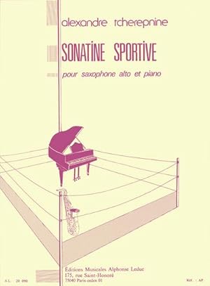 Bild des Verkufers fr Sonatine sportive poursaxophone alto et piano zum Verkauf von AHA-BUCH GmbH