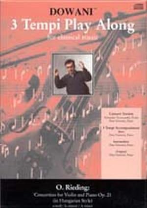 Image du vendeur pour 3 Tempi Playalong CD Concertino a-Moll op.21fr Violine und Klavier : Original und Klavierbegleitung in 3 Tempi mis en vente par AHA-BUCH GmbH