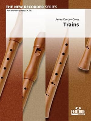 Bild des Verkufers fr Trains : for 4 recorders (SATB)score and parts zum Verkauf von AHA-BUCH GmbH