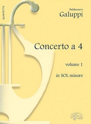 Bild des Verkufers fr Baldassarre Galuppi, Concerto a 4 - Volume 1, in Sol MinoreKlavier : Buch zum Verkauf von AHA-BUCH GmbH