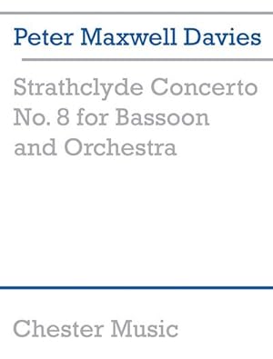 Bild des Verkufers fr Strathclyde Concerto no.8 forBassoon and Orchestra : Score zum Verkauf von AHA-BUCH GmbH