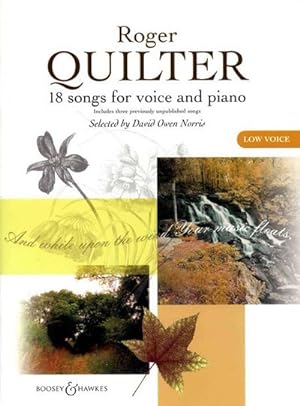Bild des Verkufers fr Roger Quilterfr tiefe Stimme und Klavier zum Verkauf von AHA-BUCH GmbH