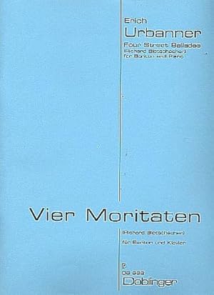 Bild des Verkufers fr 4 Moritaten fr Bariton und Klavier zum Verkauf von AHA-BUCH GmbH