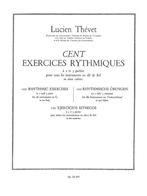 Imagen del vendedor de 100 exercices rhytmiques  2 et 3parties vol.1 (Nr.1-75) pour : instruments en cl de Sol a la venta por AHA-BUCH GmbH