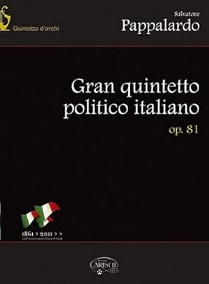 Bild des Verkufers fr Gran quintetto politico italiano op.81(+CD-Rom) fr 2 Violinen, 2 Violen : und Violoncello, Partitur zum Verkauf von AHA-BUCH GmbH