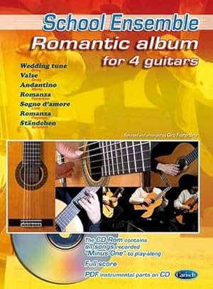 Bild des Verkufers fr Romantic Album (+CD-Rom)for 4 guitars : score zum Verkauf von AHA-BUCH GmbH