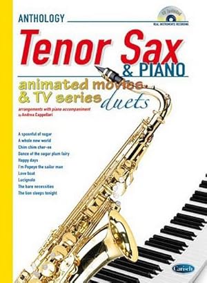 Image du vendeur pour Andrea Cappellari, Animated Movies and TV Duets for Tenor Sax & PianoTenorsaxophon und Klavier : Buch + CD mis en vente par AHA-BUCH GmbH