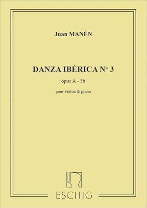 Seller image for Danza ibrica no.3 op. A-36for violin and piano for sale by AHA-BUCH GmbH