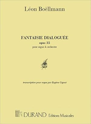 Bild des Verkufers fr Fantaisie dialogue op.35pour orgue zum Verkauf von AHA-BUCH GmbH