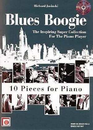 Bild des Verkufers fr Blues Boogie (+CD) 10 pieces forpiano (CD enthlt Solos und : Playalong-Version) zum Verkauf von AHA-BUCH GmbH