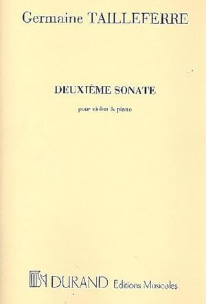 Bild des Verkufers fr Sonate no.2pour violon et piano zum Verkauf von AHA-BUCH GmbH