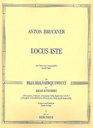 Seller image for Locus iste fr 5 BlechblserPartitur und Stimmen for sale by AHA-BUCH GmbH