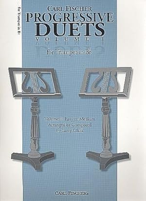 Bild des Verkufers fr Progressive Duets vol.1 for 2 trumpetsscore zum Verkauf von AHA-BUCH GmbH