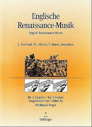 Bild des Verkufers fr Englische Renaissance-Musikfr 3 Gitarren zum Verkauf von AHA-BUCH GmbH