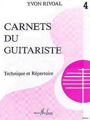 Bild des Verkufers fr Carnets du guitariste vol.4 zum Verkauf von AHA-BUCH GmbH