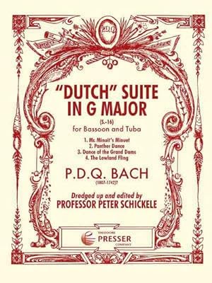 Seller image for Dutch Suite in D Major for bassoonand tuba, score for sale by AHA-BUCH GmbH
