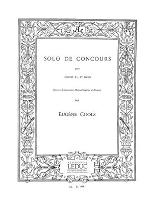 Bild des Verkufers fr Solo de Concours op.84 pour cornet et piano zum Verkauf von AHA-BUCH GmbH
