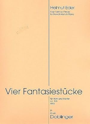 Bild des Verkufers fr 4 Fantasiestcke (1993) op.103fr Horn und Klavier zum Verkauf von AHA-BUCH GmbH