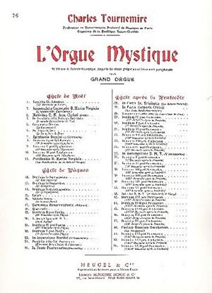 Bild des Verkufers fr L'orgue mystique vol.26In festo Ss. Trinitatis : cycle apres la pentecote zum Verkauf von AHA-BUCH GmbH