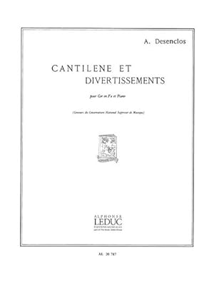 Imagen del vendedor de Cantilene et Divertissementspour Cor en Fa et Piano a la venta por AHA-BUCH GmbH