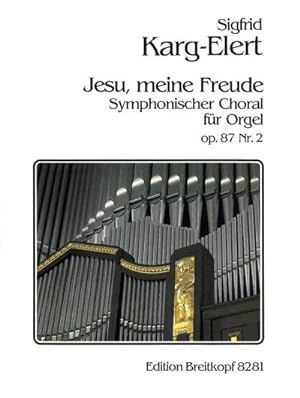 Seller image for Jesu meine Freude op.87,2 - Sinfonischer Choralfr Orgel for sale by AHA-BUCH GmbH