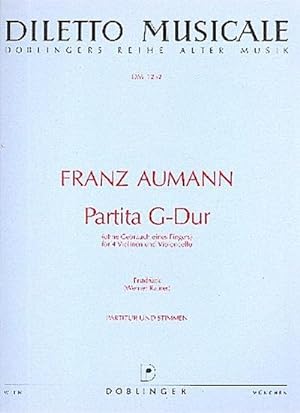 Bild des Verkufers fr Partita G-Durfr 4 Violinen und Violoncello : Partitur und Stimmen zum Verkauf von AHA-BUCH GmbH