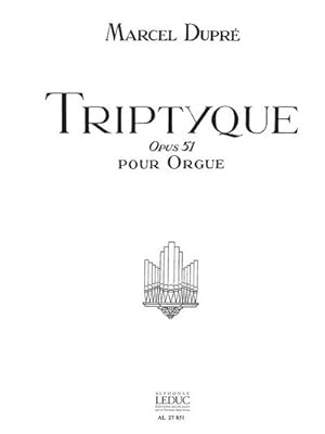 Bild des Verkufers fr Triptyque op.51pour orgue zum Verkauf von AHA-BUCH GmbH