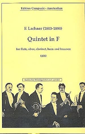 Bild des Verkufers fr Quintet F major no.1 for flute,oboe, clarinet, horn, bassoon : score and parts zum Verkauf von AHA-BUCH GmbH