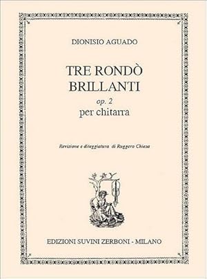 Immagine del venditore per 3 Rondo brillianti op.2 fr Gitarre venduto da AHA-BUCH GmbH